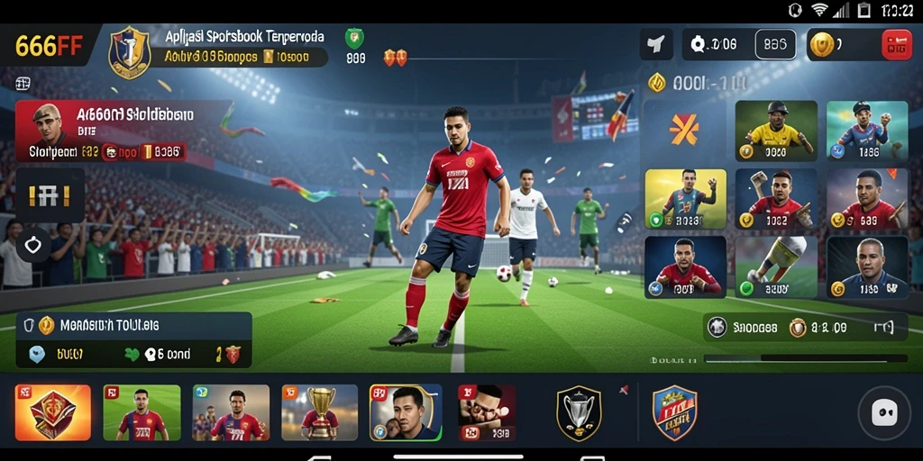 Tampilan gameplay aplikasi Sportsbook 666FF yang menarik.