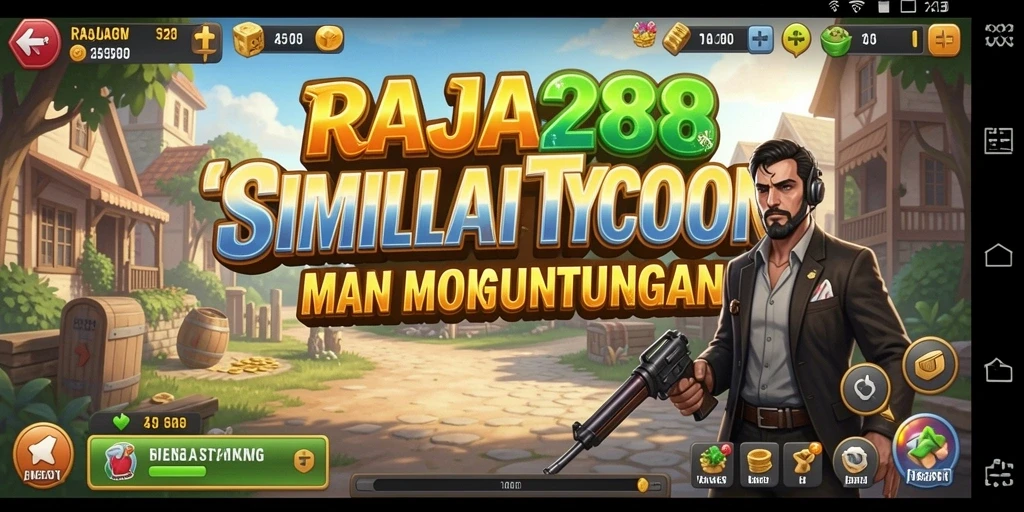 Gambar utama RAJA288 menampilkan keseruan gameplay Tycoon.