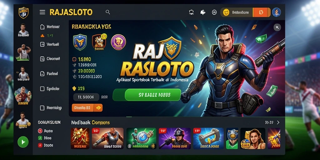 Tampilan gameplay RAJASLOTO yang menarik dan interaktif.